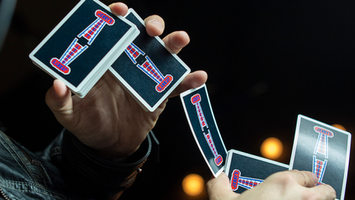 Vintage Feel Jerry's Nuggets (Black) Playing Cards - immagine 3