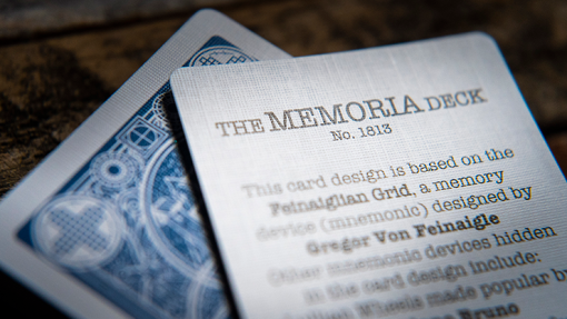 Memoria Deck (Feinaiglian Grid) Playing Cards - immagine 6