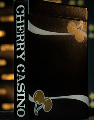 Cherry Casino (Monte Carlo Black and Gold) Playing Cards