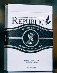 Republic Artist (Black) Playing Cards