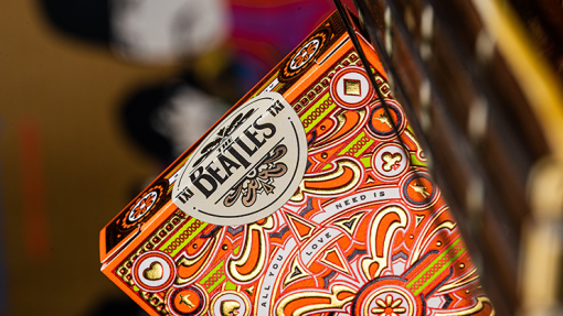 The Beatles (Orange) Playing Cards - immagine 2