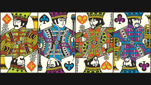 The Beatles (Orange) Playing Cards - immagine 5