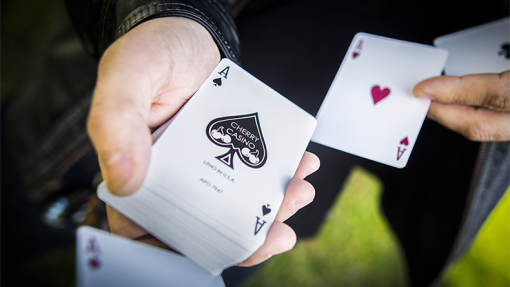 Cherry Casino (Sahara Green) Playing Cards - immagine 3