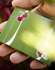 Cherry Casino (Sahara Green) Playing Cards