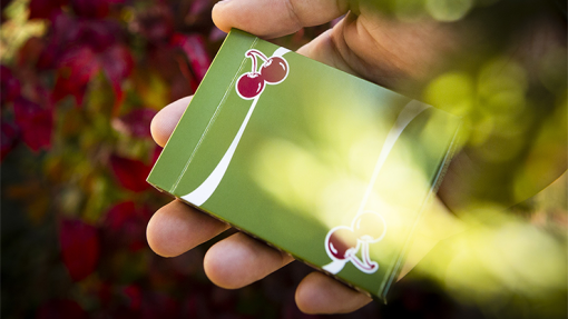 Cherry Casino (Sahara Green) Playing Cards