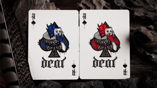 Deal with the Devil (Cobalt Blue) UV Playing Cards by Darkside Playing Card Co - immagine 5