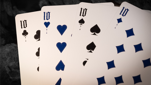 Deal with the Devil (Cobalt Blue) UV Playing Cards by Darkside Playing Card Co - immagine 4