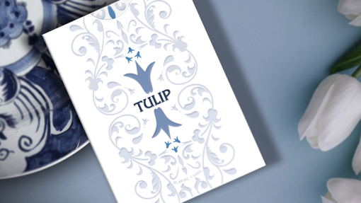White Tulip Playing Cards Dutch Card House Company - immagine 2