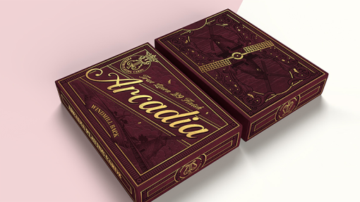 The Windmill Back (Claret Purple Edition) Playing Cards - immagine 2