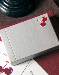 Cherry Casino House Deck (McCarran Silver) Playing Cards