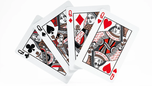 1st V4 Playing Cards (Black) by Chris Ramsay - immagine 3
