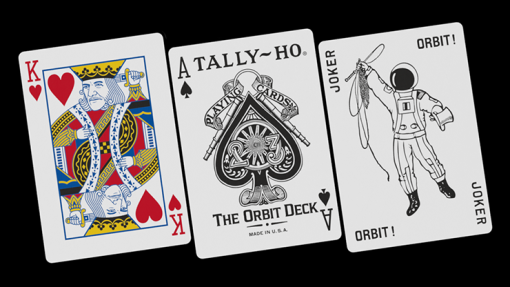 Orbit Tally Ho Circle Back (blue) Playing Cards - immagine 3