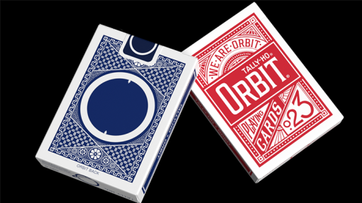 Orbit Tally Ho Circle Back (blue) Playing Cards - immagine 2