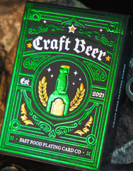 Beer Playing Cards by Fast Food Playing Card Company