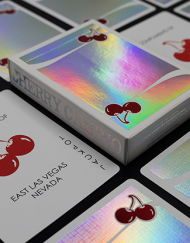 Cherry Casino Sands Mirage (Holographic) Playing Cards