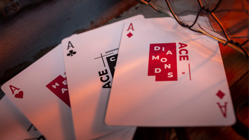 Sinis (Raspberry and Black) Playing Cards - immagine 5
