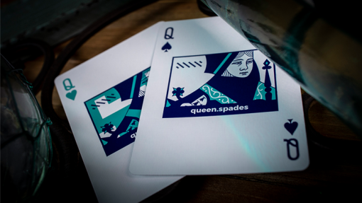 Sinis (Turquoise) Playing Cards - immagine 3