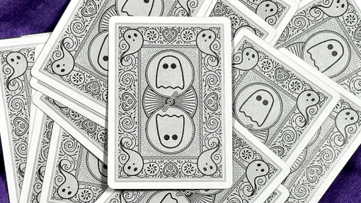Bicycle Boo Back Playing Cards (Grey) - immagine 6