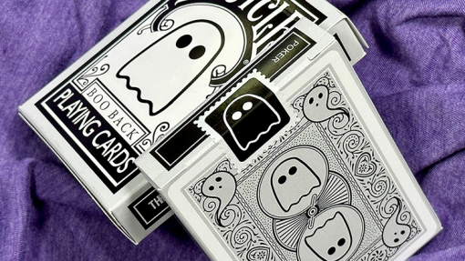 Bicycle Boo Back Playing Cards (Grey) - immagine 2