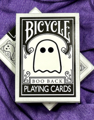 Bicycle Boo Back Playing Cards (Grey)