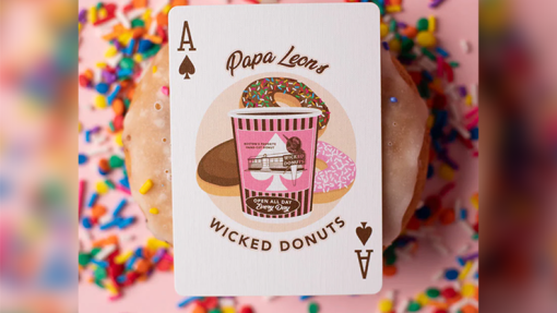 Papa Leon's Wicked Donuts (Chocolate) Playing Cards by Wounded Corner and Cam Toner - immagine 4