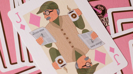 Papa Leon's Wicked Donuts (Chocolate) Playing Cards by Wounded Corner and Cam Toner - immagine 3