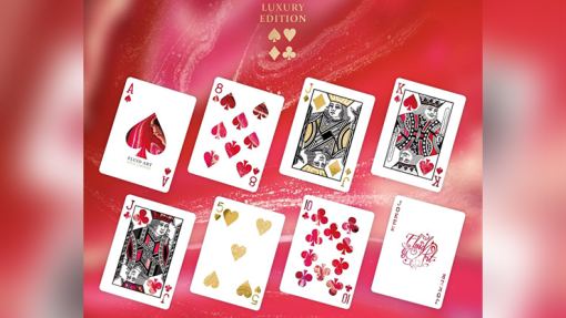 Fluid Art Red (Luxury Edition) Playing Cards - immagine 4