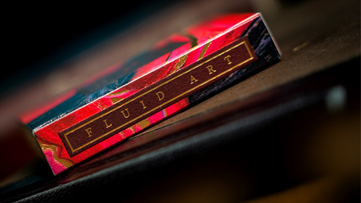 Fluid Art Red (Luxury Edition) Playing Cards - immagine 3