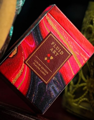 Fluid Art Red (Luxury Edition) Playing Cards