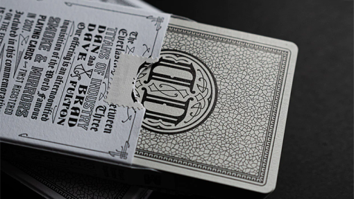 Smoke & Mirrors x Fulton (Smoke-White) Playing Cards by Dan & Dave - immagine 3