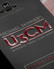 Michael Skinner's Ultimate 3 Card Monte RED by Murphy's Magic Supplies Inc.