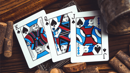 Smoke & Mirrors V9 (Blue Edition) Playing Cards by Dan & Dave - immagine 4