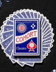 Blue Cohorts (Luxury-pressed E7) Playing Cards