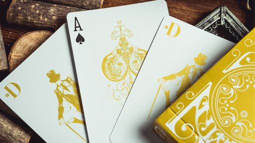 Smoke & Mirrors V9, Gold (Standard) Edition Playing Cards by Dan & Dave - immagine 5