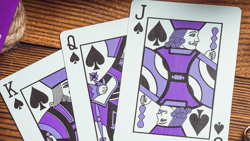 Smoke & Mirrors V9, Purple (Standard) Edition Playing Cards by Dan & Dave - immagine 4