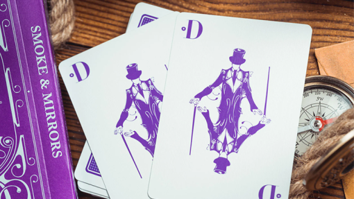 Smoke & Mirrors V9, Purple (Standard) Edition Playing Cards by Dan & Dave - immagine 5