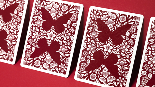 Butterfly Worker Marked Playing Cards (Red) by Ondrej Psenicka - immagine 5