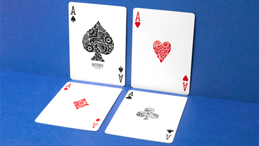 Butterfly Worker Marked Playing Cards (Blue) by Ondrej Psenicka - immagine 2