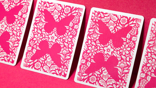 Butterfly Worker Marked Playing Cards (Pink) by Ondrej Psenicka - immagine 5