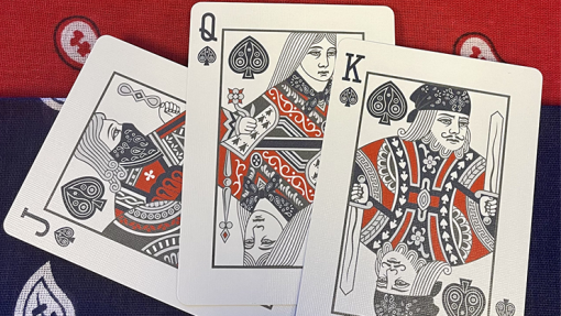 Bicycle Bandana (Red) Playing Cards - immagine 3