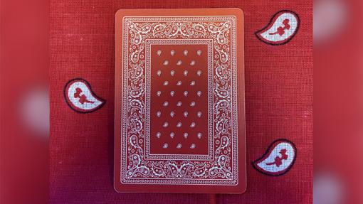 Bicycle Bandana (Red) Playing Cards - immagine 2