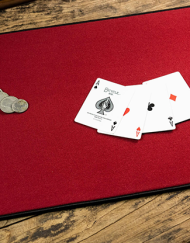 Sewn-Edge Basic Close-Up Pad (Red) by TCC Presents