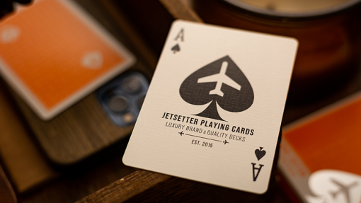 Lounge Edition in Hangar (Orange) by Jetsetter Playing Cards - immagine 2
