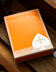 Lounge Edition in Hangar (Orange) by Jetsetter Playing Cards