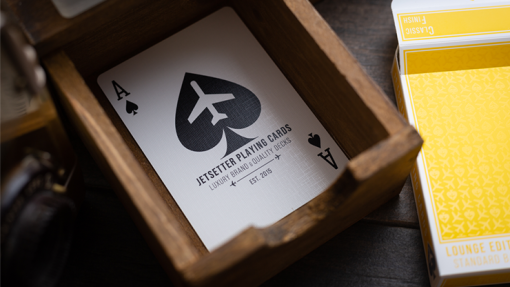 Lounge Edition in Taxiway Yellow by Jetsetter Playing Cards - immagine 3