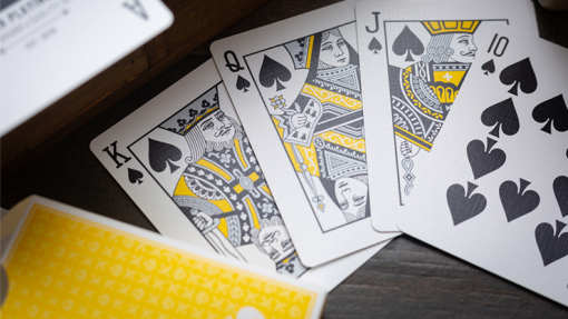 Lounge Edition in Taxiway Yellow by Jetsetter Playing Cards - immagine 4