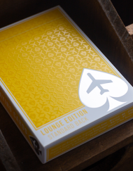 Lounge Edition in Taxiway Yellow by Jetsetter Playing Cards