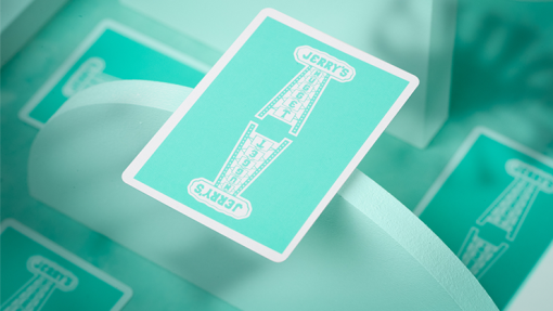 Jerry's Nugget Monotone (Tiffany Blue) Playing Cards - immagine 4
