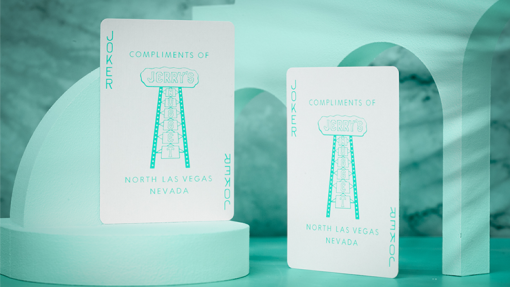 Jerry's Nugget Monotone (Tiffany Blue) Playing Cards - immagine 5