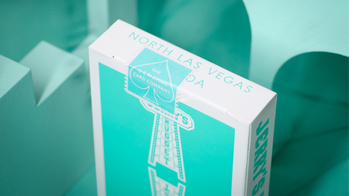 Jerry's Nugget Monotone (Tiffany Blue) Playing Cards - immagine 2